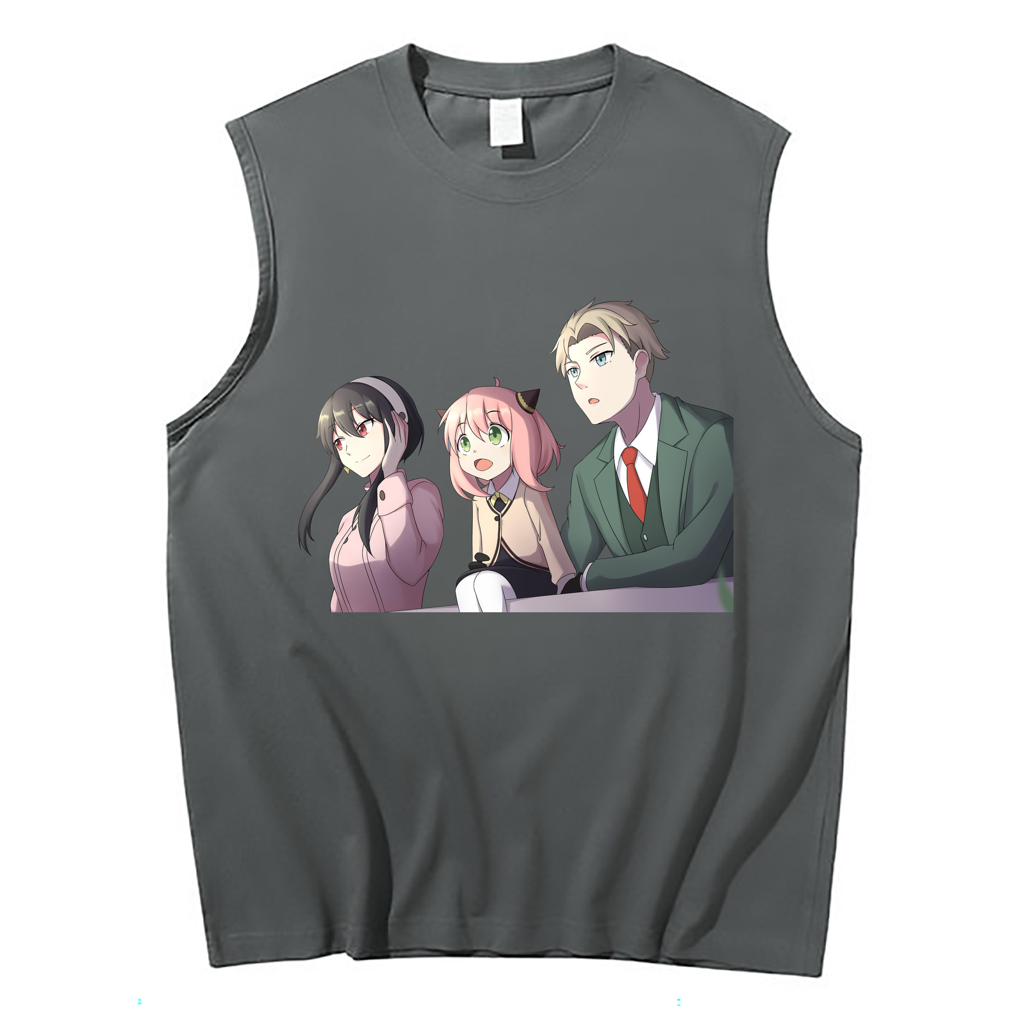 （画像用） SPY×FAMILY间谍家家酒 コットン100％タンクトップ（フロントプリント）